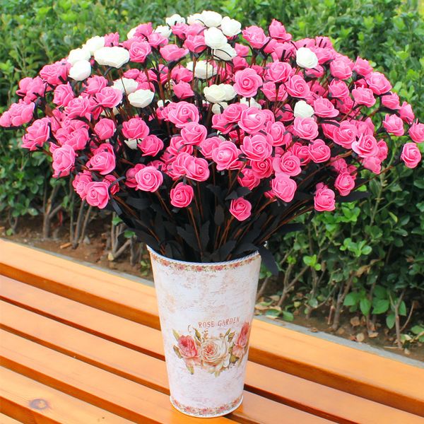 15 heads pe foam rose flower bouquet artificial flowers simulation rose fake silk flower diy christmas wedding home decoration
15 heads pe foam rose flower bouquet artificial flowers simulation rose fake silk flower diy christmas wedding home decoration