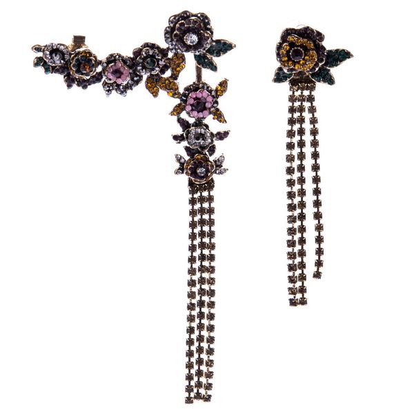 eh7965 exaggerated diamond flower earrings women's fashion tassel bohemian style, Golden
eh7965 exaggerated diamond flower earrings women's fashion tassel bohemian style, Golden