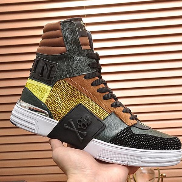 phantom kick $hi -crystal sneakers mens shoes outdoor walking casual shoes vintage lace -up style luxury men boots zapatillas hombre, Black
phantom kick $hi -crystal sneakers mens shoes outdoor walking casual shoes vintage lace -up style luxury men boots zapatillas hombre, Black