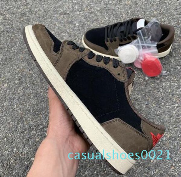 2019 new travis scotts x air high og s high low basketball shoes for men khaki brown suede sports sneakers with c21, Black
2019 new travis scotts x air high og s high low basketball shoes for men khaki brown suede sports sneakers with c21, Black