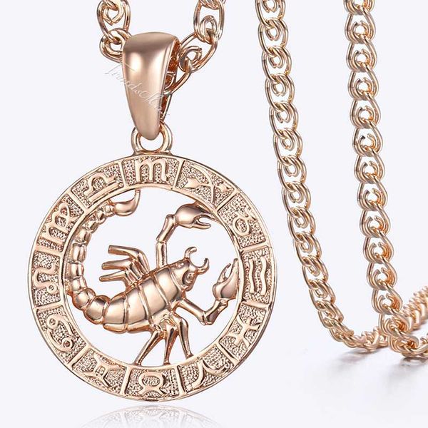 women's scorpio pendant 585 rose gold zodiac sign constellation women's pendant necklaces for woman jewelry dropshipping hgp278, Silver
women's scorpio pendant 585 rose gold zodiac sign constellation women's pendant necklaces for woman jewelry dropshipping hgp278, Silver