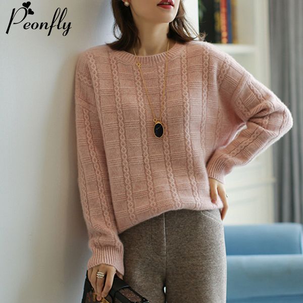 peonfly korean fashion ladies long sleeve women knitted sweater 2020 autumn solid o neck pullover jumper sweater pink yellow, White;black
peonfly korean fashion ladies long sleeve women knitted sweater 2020 autumn solid o neck pullover jumper sweater pink yellow, White;black