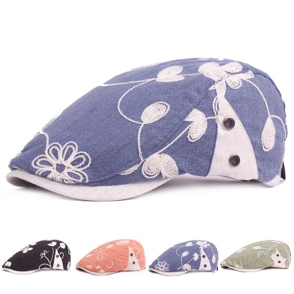 2020 beret lady flower cap spring and autumn hat cloth hat female advance cap outdoor sports national style, Black
2020 beret lady flower cap spring and autumn hat cloth hat female advance cap outdoor sports national style, Black