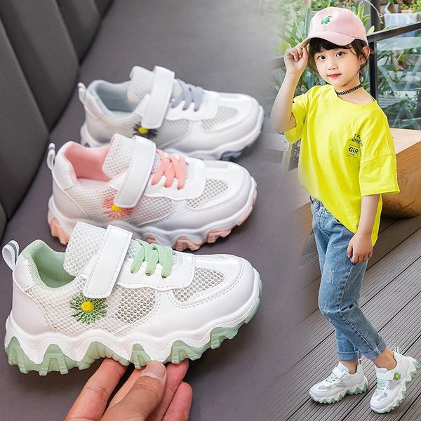 20 summer sneakers sneakers hollow-out children's daisy big children's net-penetrating girls' shoes student shoes, Black
20 summer sneakers sneakers hollow-out children's daisy big children's net-penetrating girls' shoes student shoes, Black