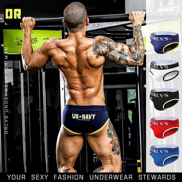 orlvs men brief breathableunderpants mens underwear shorts cueca comfortable briefs, Black;white
orlvs men brief breathableunderpants mens underwear shorts cueca comfortable briefs, Black;white