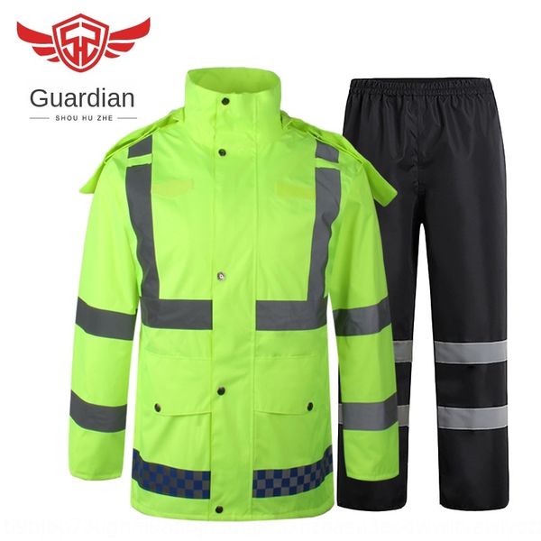 new reflective suit fluorescent raincoat reflective traffic duty oxford cloth oxford cloth split warning raincoat, Red;brown
new reflective suit fluorescent raincoat reflective traffic duty oxford cloth oxford cloth split warning raincoat, Red;brown