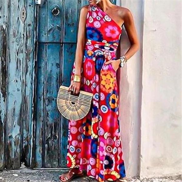 women dress 2020 sleeveless holiday one shoulder formal dress loose club maxi dresses summer vestidos robe femme elegant clothes, Black;gray
women dress 2020 sleeveless holiday one shoulder formal dress loose club maxi dresses summer vestidos robe femme elegant clothes, Black;gray