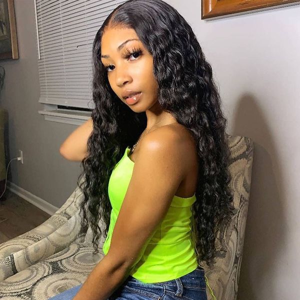 2020 lace wig water wave lace front human hair wigs 13x4 lace front wig 150% remy hair pre plucked with baby hair, Black
2020 lace wig water wave lace front human hair wigs 13x4 lace front wig 150% remy hair pre plucked with baby hair, Black