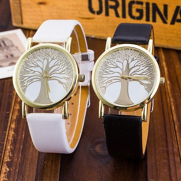 fashion tree of life watch women lovely watches clocks hours girls fashion quartz analog wrist watches, Slivery;brown
fashion tree of life watch women lovely watches clocks hours girls fashion quartz analog wrist watches, Slivery;brown