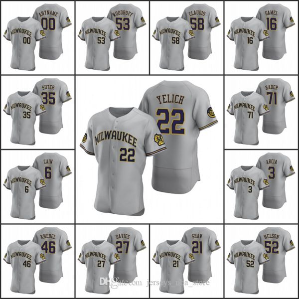 milwaukee пивоваров # 22 christian yelich 16 бен гамаль 8 райан браун мужчины женщины молодежь пользовательские серый аутентичные 2020 дорог, Blue;black
milwaukee пивоваров # 22 christian yelich 16 бен гамаль 8 райан браун мужчины женщины молодежь пользовательские серый аутентичные 2020 дорог, Blue;black