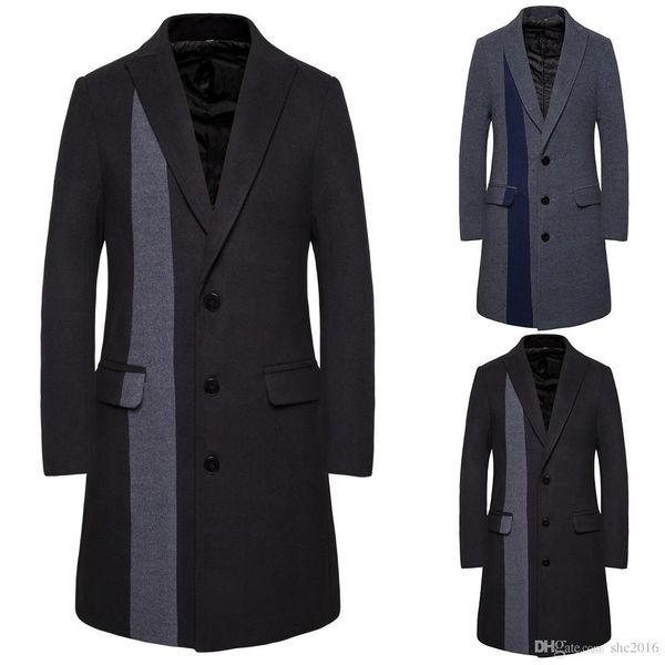 лучшие продажи mens winter новый длинный отрезок популярная мужская мода теплая куртка мужская мода повседневная однобортный тонкий british, Black
лучшие продажи mens winter новый длинный отрезок популярная мужская мода теплая куртка мужская мода повседневная однобортный тонкий british, Black