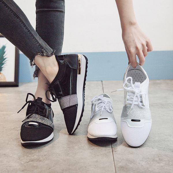 spring/autumn new women shoes flat platform casual fashion sneakers women mixed colors pointed breathable plus size 36-41, Black
spring/autumn new women shoes flat platform casual fashion sneakers women mixed colors pointed breathable plus size 36-41, Black