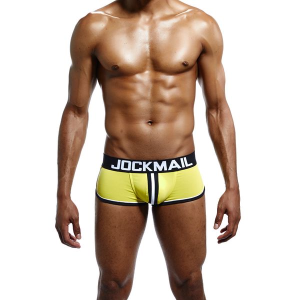 jockmail men's underwear, pure cotton soft and breathable boxer briefs, 3d stereo men's cheeky solid color classic underwear, Black;white
jockmail men's underwear, pure cotton soft and breathable boxer briefs, 3d stereo men's cheeky solid color classic underwear, Black;white