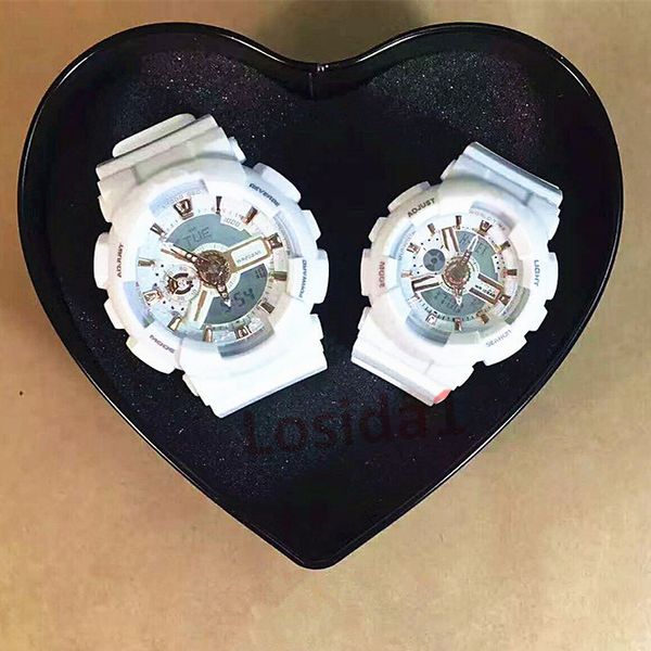 new arrival 2020 shock style luxury couple watches fashion christmas gift with heart tin box wrist sport watches for lover's military c, Slivery;brown
new arrival 2020 shock style luxury couple watches fashion christmas gift with heart tin box wrist sport watches for lover's military c, Slivery;brown