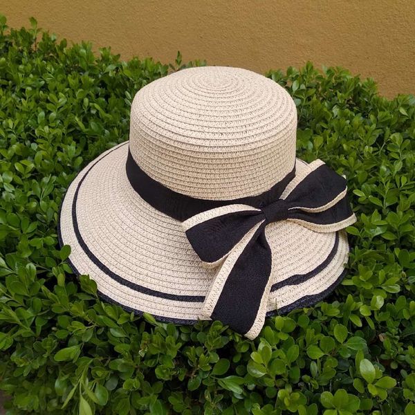 female summer korean style large straw butterfly outdoor travel holiday sun-proof straw hat bow folding beach hat, Blue;gray
female summer korean style large straw butterfly outdoor travel holiday sun-proof straw hat bow folding beach hat, Blue;gray