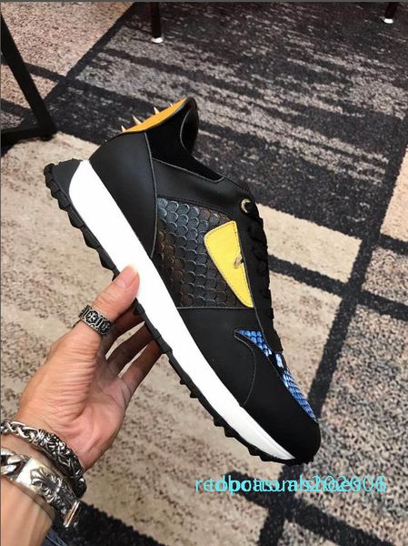 2019 new fashion round head spring autumn black leather eye printing platform luxury wear-resistant men designer shoes tr01
2019 new fashion round head spring autumn black leather eye printing platform luxury wear-resistant men designer shoes tr01