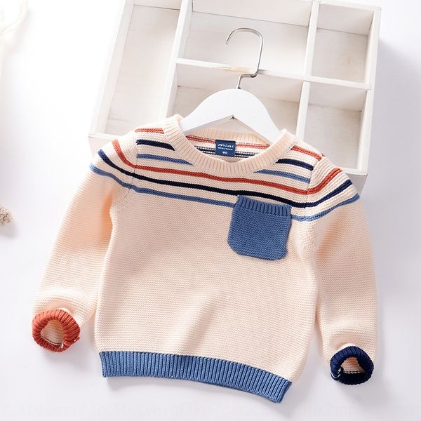 boys thickened single-layer 2020 children's striped pullover baby round collar pullover sweater sweater beige, Blue
boys thickened single-layer 2020 children's striped pullover baby round collar pullover sweater sweater beige, Blue