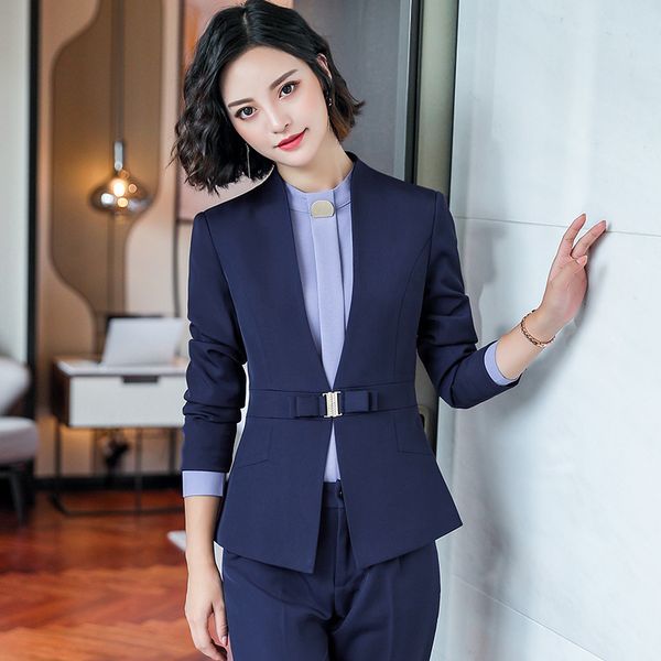 women work pant suits 2 piece set for women business interview suit set uniform slim blazer and pant office lady suit, White
women work pant suits 2 piece set for women business interview suit set uniform slim blazer and pant office lady suit, White