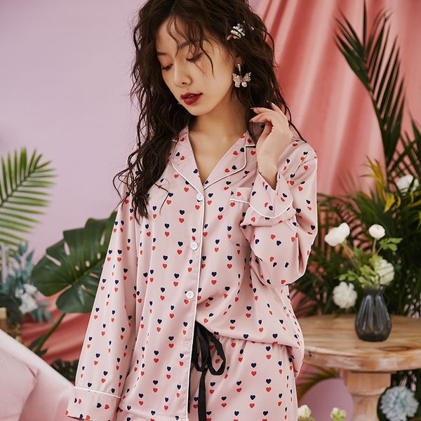 pajamas women's and pajamas trousers summer suit thin long-sleeved trousers love string chiffon silk home wear sweet, Blue;red
pajamas women's and pajamas trousers summer suit thin long-sleeved trousers love string chiffon silk home wear sweet, Blue;red