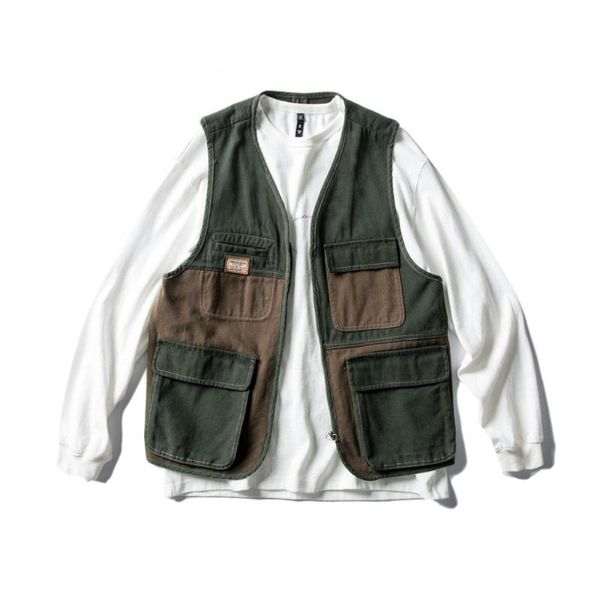 mens casual loose denim vest men multiple pockets cargo vests hip hop streetwear sleeveless jacket waistcoat for men, Black;white
mens casual loose denim vest men multiple pockets cargo vests hip hop streetwear sleeveless jacket waistcoat for men, Black;white