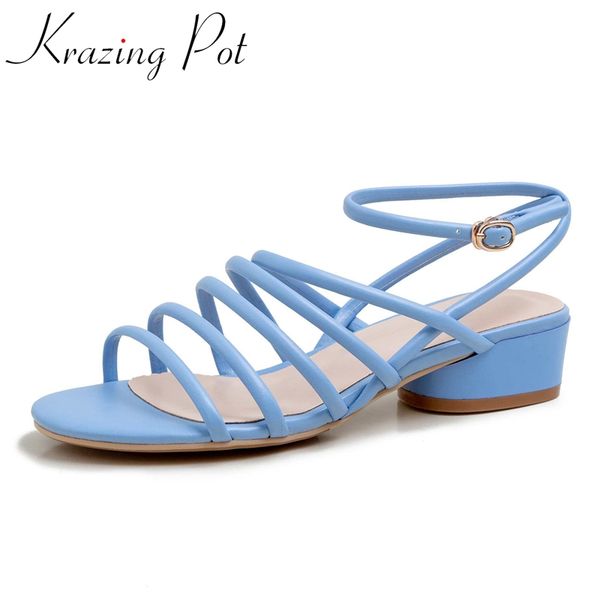 krazing pot limited plus size full grain leather peep toe med heel summer shoes women vacation sandals women l38, Black
krazing pot limited plus size full grain leather peep toe med heel summer shoes women vacation sandals women l38, Black