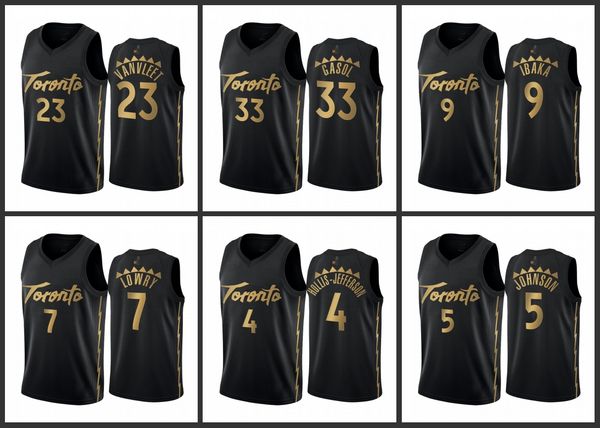Toronto Raptors Fred VanVleet Kyle Lowry Marc Gasol Rondae Hollis-Jefferson Serge Ibaka Stanley Johnson Men 2019-20 City Jersey
Toronto Raptors Fred VanVleet Kyle Lowry Marc Gasol Rondae Hollis-Jefferson Serge Ibaka Stanley Johnson Men 2019-20 City Jersey