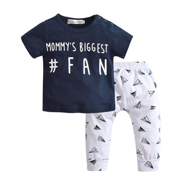 2020 new summer baby boy clothes sets t shirt + pants 2 pcs infants clothes letter printed girls newborn clothing sets, White
2020 new summer baby boy clothes sets t shirt + pants 2 pcs infants clothes letter printed girls newborn clothing sets, White
