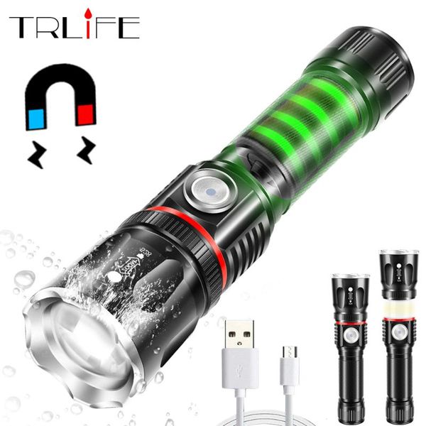 flashlights torches usb charging led most powerful surrounding cob lamp+tail magnet design support zoom 4 lighting modes waterproof torch
flashlights torches usb charging led most powerful surrounding cob lamp+tail magnet design support zoom 4 lighting modes waterproof torch