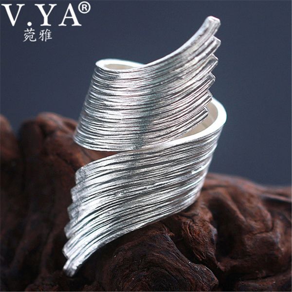 v.ya hyperbole 925 sterling silver ring for women big adjustable rings handmade fine jewelry female bijoux, Golden;silver
v.ya hyperbole 925 sterling silver ring for women big adjustable rings handmade fine jewelry female bijoux, Golden;silver