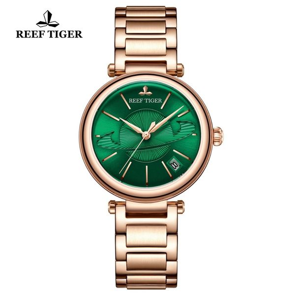 reef tiger/rt brand luxury watch women rose gold green exquisite watches 2019 designer automatic watch reloj mujer rga1591, Silver
reef tiger/rt brand luxury watch women rose gold green exquisite watches 2019 designer automatic watch reloj mujer rga1591, Silver