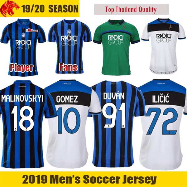 19 20 atalanta soccer jerseys gomez 2020 .muriel ilicic football shirt new third kit de roon duvan retro atalanta jersey, Black;yellow
19 20 atalanta soccer jerseys gomez 2020 .muriel ilicic football shirt new third kit de roon duvan retro atalanta jersey, Black;yellow