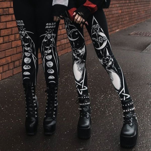 ankle length gothic style stretch skinny leggings women fashion goth sneaker casual autumn winter high waist women leggings jeggings, Black
ankle length gothic style stretch skinny leggings women fashion goth sneaker casual autumn winter high waist women leggings jeggings, Black