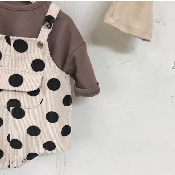 baby clothing polka dot infant girls bodysuits sleeveless big pocket toddler boys outfit, Blue
baby clothing polka dot infant girls bodysuits sleeveless big pocket toddler boys outfit, Blue