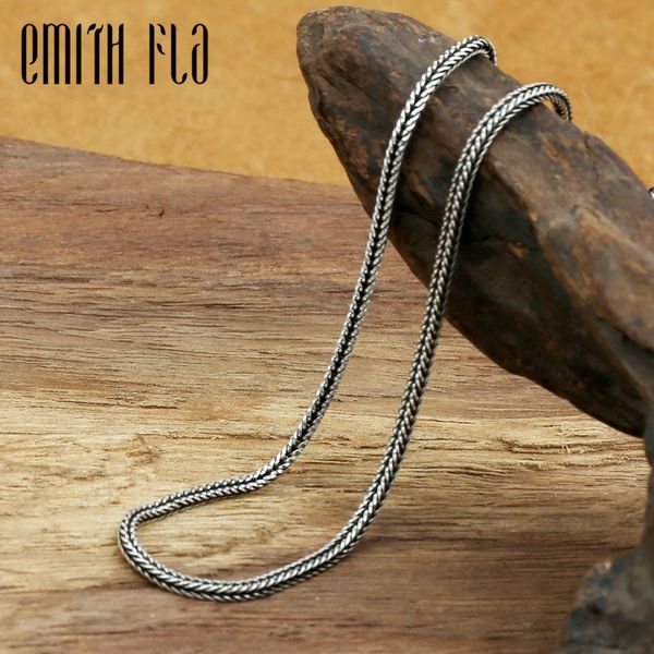 emith fla authentic 100% 925 sterling silver trendy tail chains necklace 2.0mm thickness necklace jewelry for men or women 
emith fla authentic 100% 925 sterling silver trendy tail chains necklace 2.0mm thickness necklace jewelry for men or women