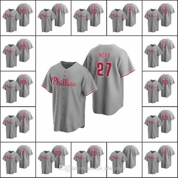 philadelphia phillies #3 bryce harper 17 rhys hoskins 10 j.t. realmuto men women youth custom gray replica road jersey, Blue;black
philadelphia phillies #3 bryce harper 17 rhys hoskins 10 j.t. realmuto men women youth custom gray replica road jersey, Blue;black