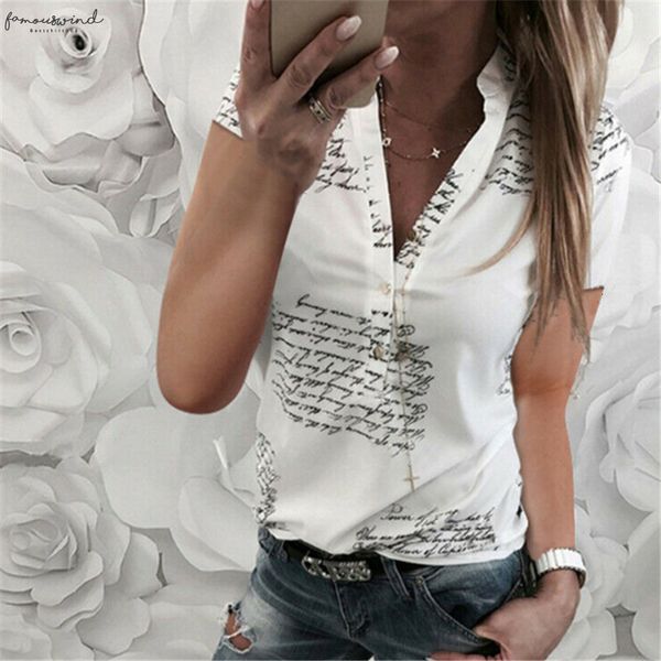 summer women fashion white black blouse letters printed buttons v neck short sleeve letter shirts female blusas plus size 3xl
summer women fashion white black blouse letters printed buttons v neck short sleeve letter shirts female blusas plus size 3xl