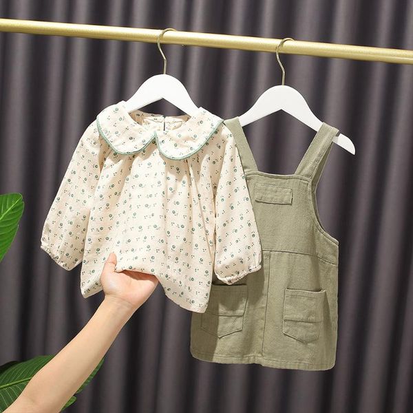 autumn new girl's sweet girl's shirt suit skirt fashion korean-style strap princess dress above knee, mini cute print cotton, Red;yellow
autumn new girl's sweet girl's shirt suit skirt fashion korean-style strap princess dress above knee, mini cute print cotton, Red;yellow