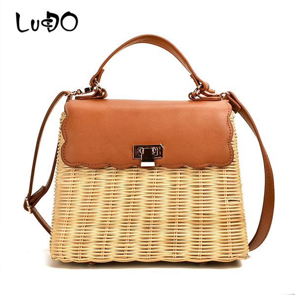 handmade woven rattan handbag new leather straw woven patchwork tote bags women shoulder bags vintage crossbody bag
handmade woven rattan handbag new leather straw woven patchwork tote bags women shoulder bags vintage crossbody bag