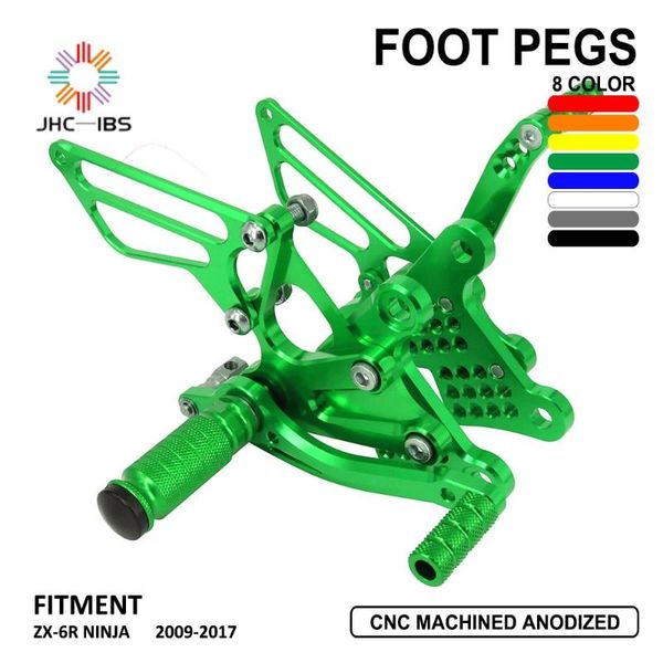 for zx-6r zx6r 09 10 11 12 13 14 15 16 17 motorcycle adjustment adjustable footrests alloy rear footpeg foot rests
for zx-6r zx6r 09 10 11 12 13 14 15 16 17 motorcycle adjustment adjustable footrests alloy rear footpeg foot rests