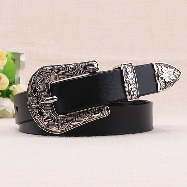 women genuine leather western cowgirl waist belt metal buckle waistband new female belts for women luxury designer brand, Black;brown
women genuine leather western cowgirl waist belt metal buckle waistband new female belts for women luxury designer brand, Black;brown