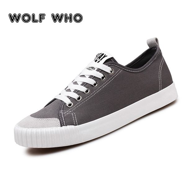 wolf who new gray sneakers men canvas lace up casual shoes male breathable espadrilles man plimsolls buty meskie krasovki x-065, Black
wolf who new gray sneakers men canvas lace up casual shoes male breathable espadrilles man plimsolls buty meskie krasovki x-065, Black