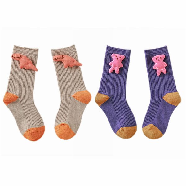 kids socks cartoon cotton sock sports sleep home wear kids gift with bear dinosaur doll, Pink;yellow
kids socks cartoon cotton sock sports sleep home wear kids gift with bear dinosaur doll, Pink;yellow