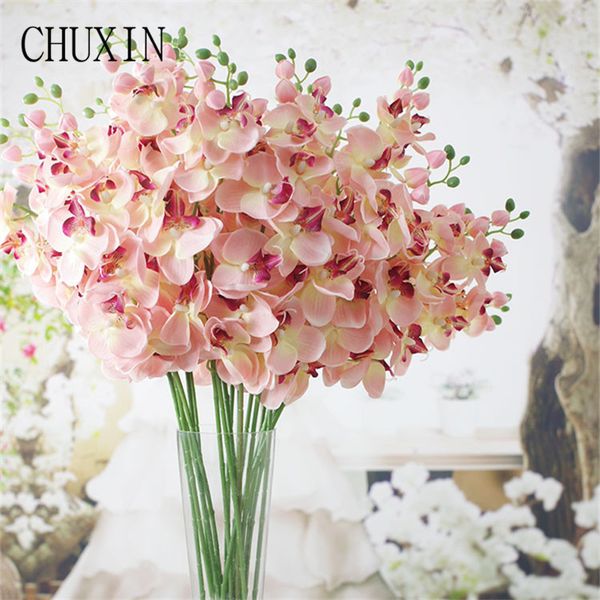 8 heads/bouquet silk phalaenopsis simulation orchids artificial flower for wedding new home decoration gift hi-q
8 heads/bouquet silk phalaenopsis simulation orchids artificial flower for wedding new home decoration gift hi-q