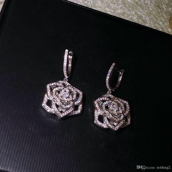 woman jewelry rose earrings 925 silver flower stud earrings for women love gift ing, Golden;silver
woman jewelry rose earrings 925 silver flower stud earrings for women love gift ing, Golden;silver