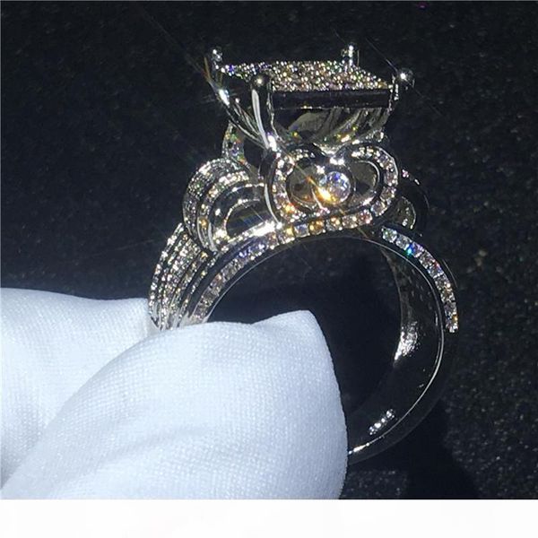 choucong делюкс promise ring 925 оклад pave diamond обручальные ленточные кольца для женщин мужчин свадебных украшений подарка, Slivery;golden
choucong делюкс promise ring 925 оклад pave diamond обручальные ленточные кольца для женщин мужчин свадебных украшений подарка, Slivery;golden