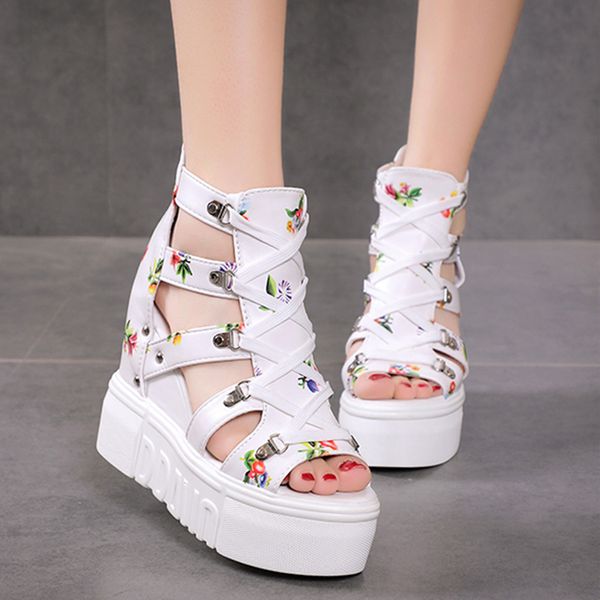 sandals lucyever 12cm super high heels platform women fashion print cross strap shoes woman casual hollow out wedges sandalias, Black
sandals lucyever 12cm super high heels platform women fashion print cross strap shoes woman casual hollow out wedges sandalias, Black