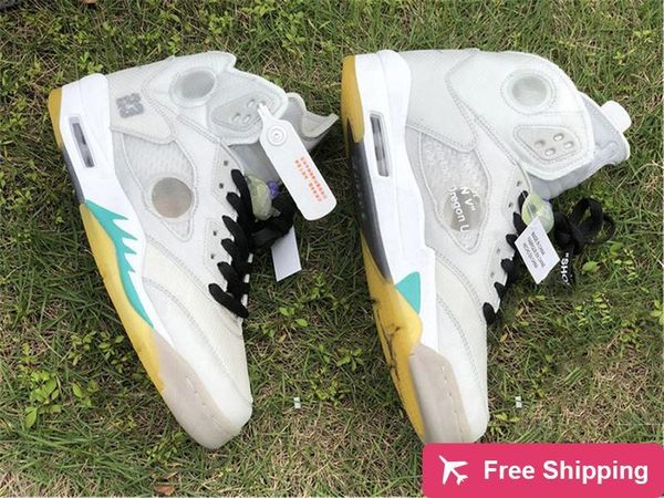 off authentic 5 high og white sail black muslin fire red blue yellow man basketball shoes mens trainers sneakers with original box
off authentic 5 high og white sail black muslin fire red blue yellow man basketball shoes mens trainers sneakers with original box