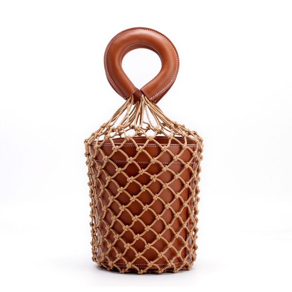 stunning2020 18 summer of woven ins pocket fishing net bucket cowhide personalized portable vegetable basket women's bag
stunning2020 18 summer of woven ins pocket fishing net bucket cowhide personalized portable vegetable basket women's bag