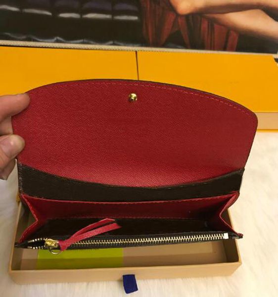 womens emilie wallets fashion button long wallet card pouch round coin purse zippy brown waterproof famous card bag, Red;black
womens emilie wallets fashion button long wallet card pouch round coin purse zippy brown waterproof famous card bag, Red;black