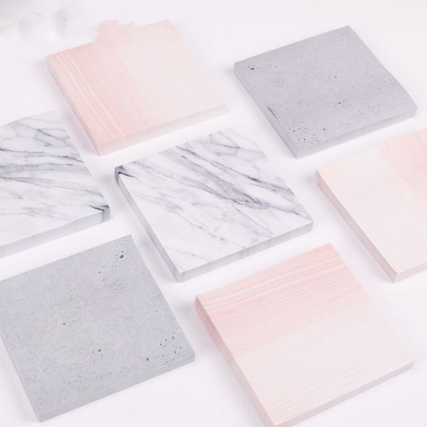 Creative Marble Color Self Adhesive Memo Pad Stone Style Sticky Notes Bookmark School Office Stationery Supply
Creative Marble Color Self Adhesive Memo Pad Stone Style Sticky Notes Bookmark School Office Stationery Supply